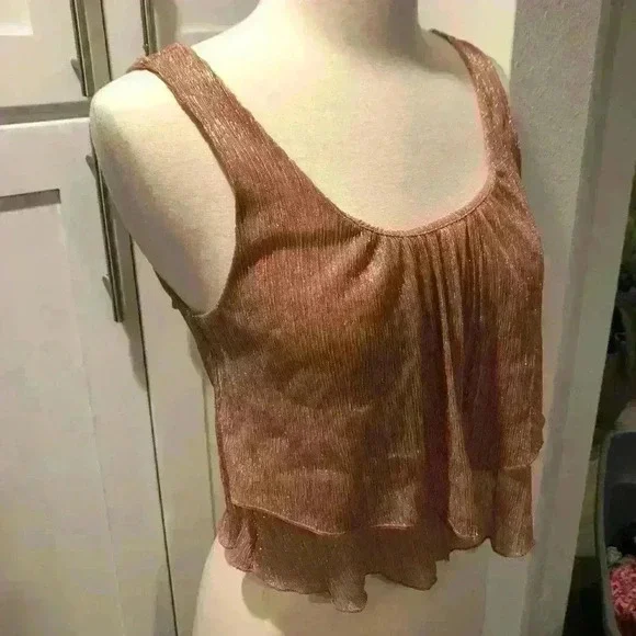 Crop Top Rose Gold - Picture 2 of 7